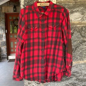 Kavu Women’s Button Down Flannel Shirt